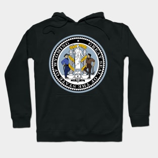 Seal of Wyoming Hoodie